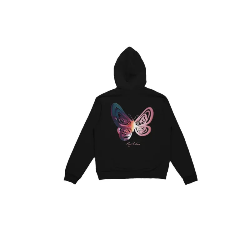 Butterfly Hoodie Black