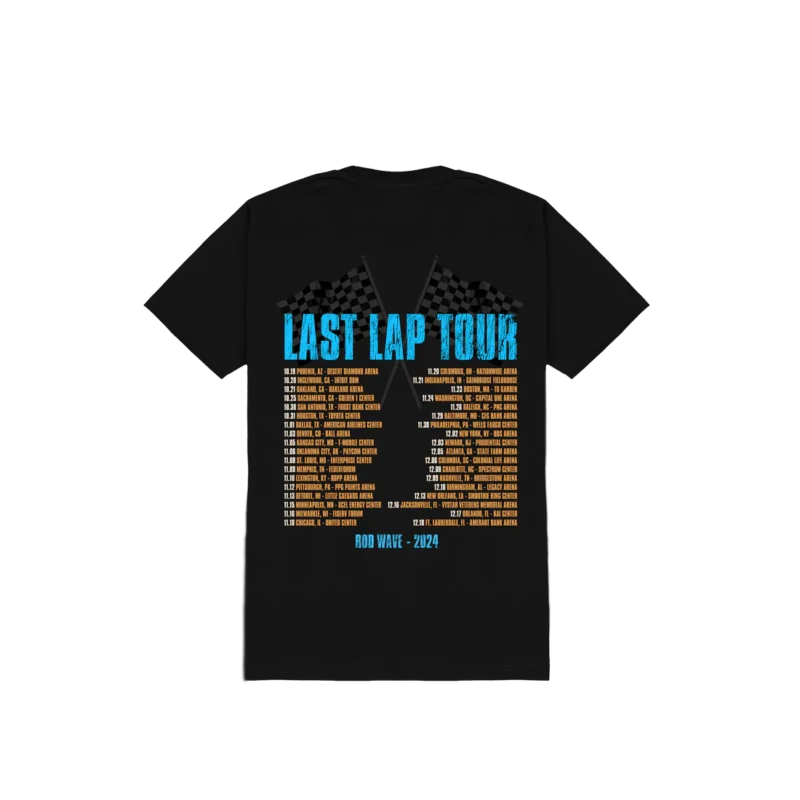 Face Tour Tee Black Back