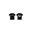 Nostalgia Puff Print Tee Black Front Back