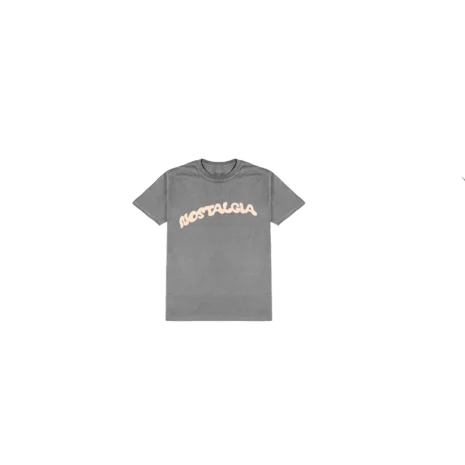Nostalgia Puff Print Tee Grey Nostalgia Puff Print Tee Grey