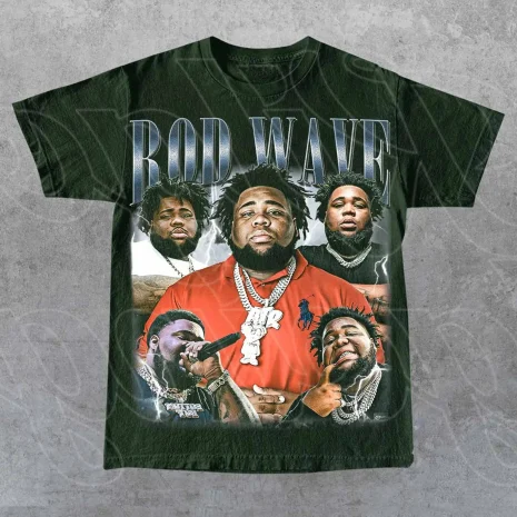 Rod Wave Graphic Tee Green Rod Wave Graphic Tee Green