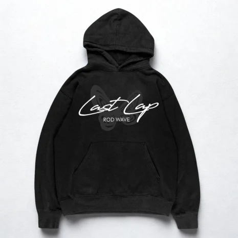 Rod Wave Last Lap Hoodie Black