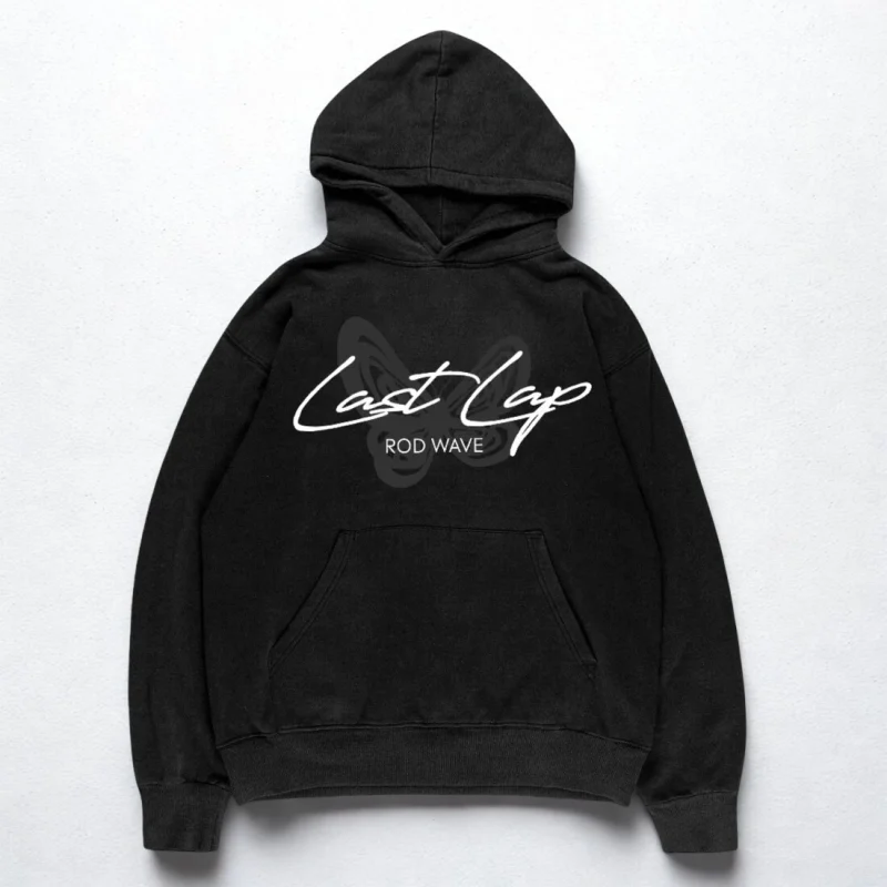 Rod Wave Last Lap Hoodie Black