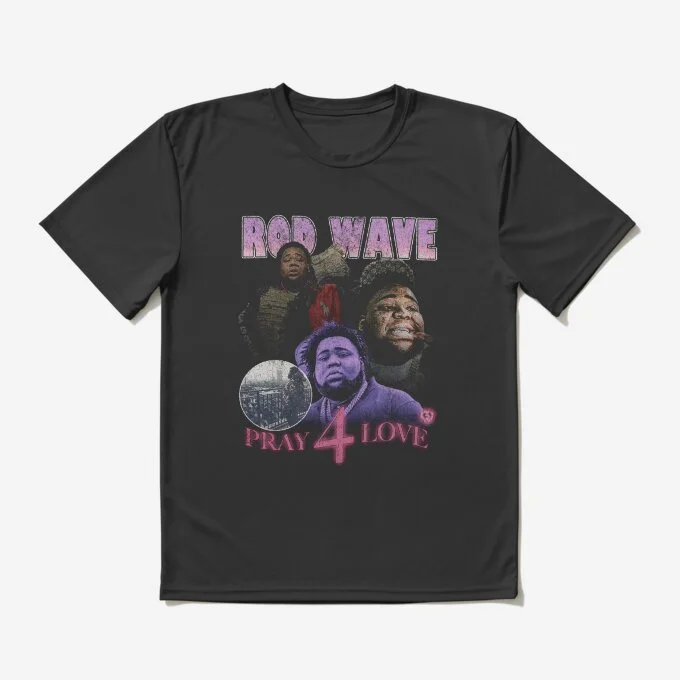 Rod Wave Pray for Love T-Shirt Black